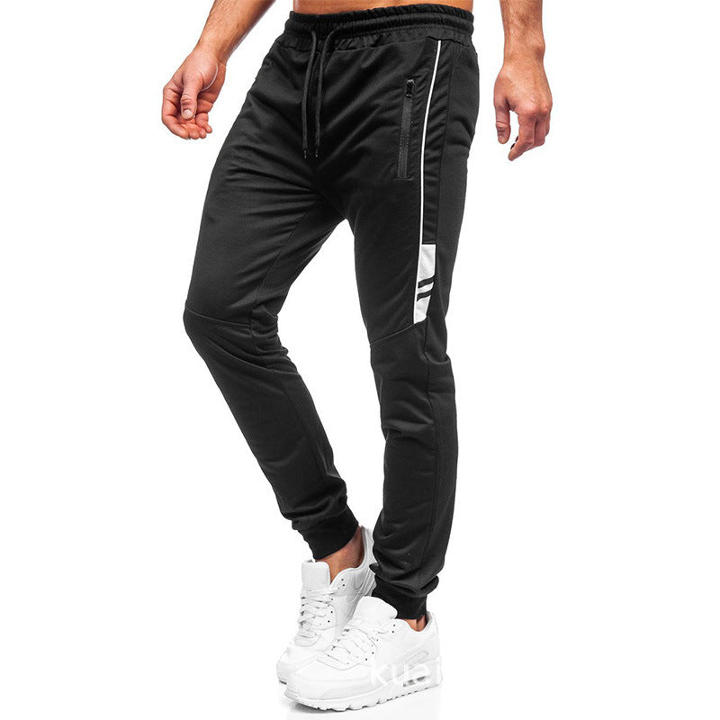 Herrer Sporty Joggingbukser med sidelommer og elastisk talje Stilla