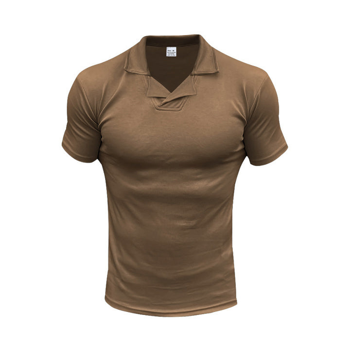 Herren Poloshirt med moderne krave og åndbar struktur Stilla