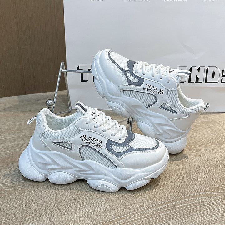Dame Chunky Sneakers med åndbar mesh-konstruktion og dynamisk såleprofil Stilla