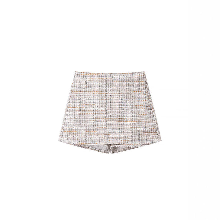 Dame Tweed Blazer-sæt med dobbelt knaplukning og elegant pasform Stilla