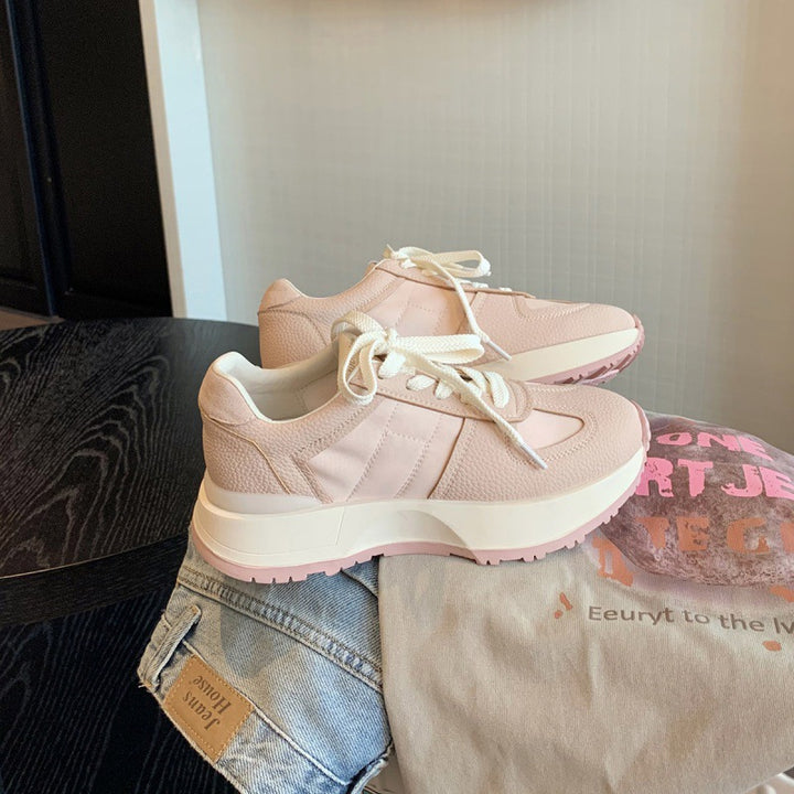 Dame Trendy Lette Walking Sneakers med Polstret Sål Stilla