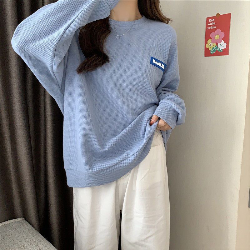 Femme Blødt Vaffelstrik Sweatshirt Stilla