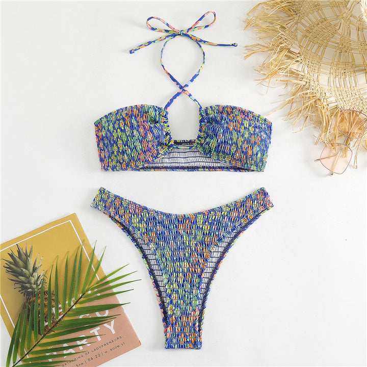 Dame bikini sæt med smart design og legesyge snore detaljer Stilla