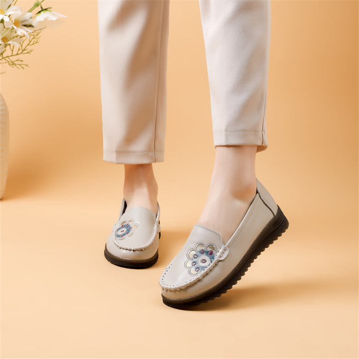 Dame Kunstnerisk Broderede Flade Slip-On Sko Stilla