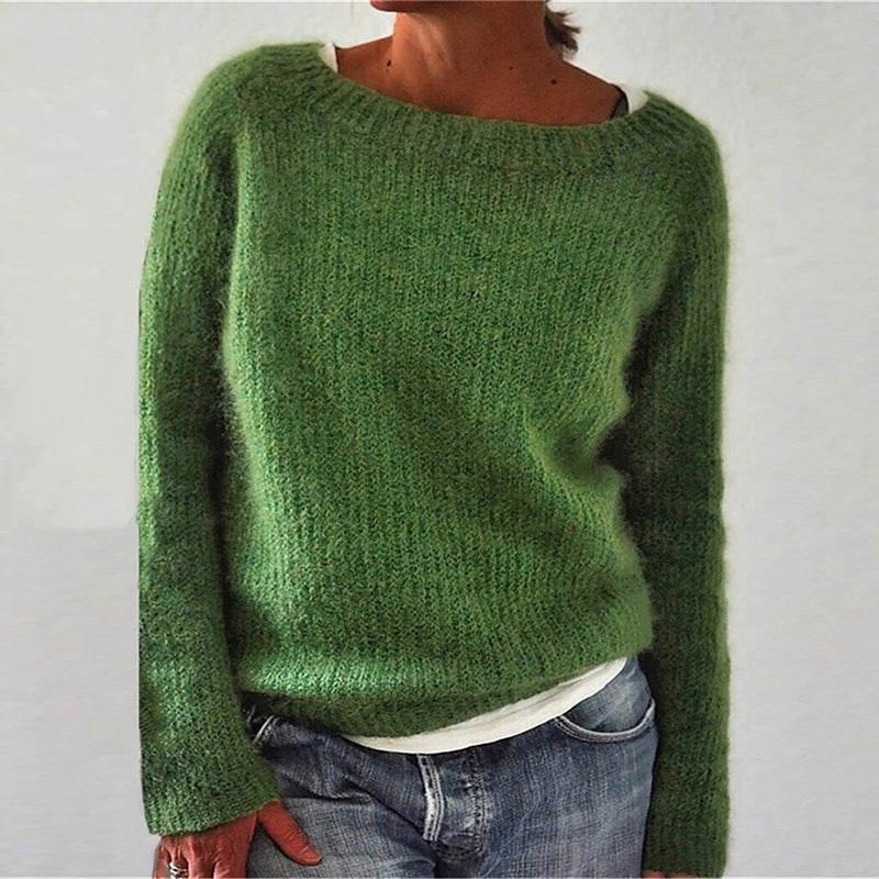 Stilla | Basic Pullover Med Rund halsudskæring Til Dame