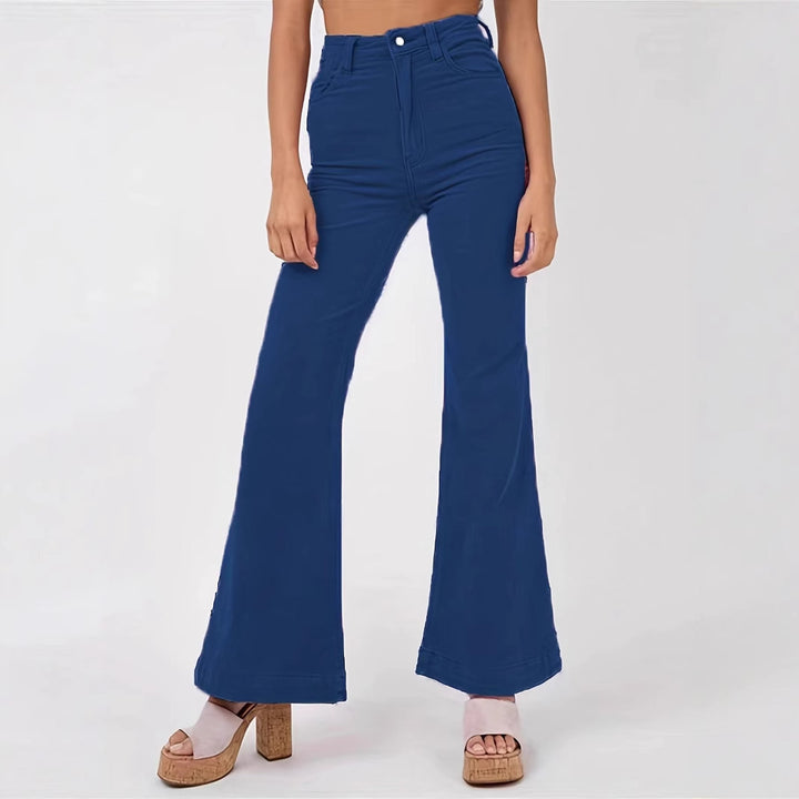 Dame høj talje svingende jeans Stilla
