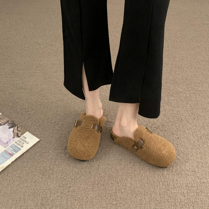 Dame Behagelige Fleeceforede Slippers Mules Stilla