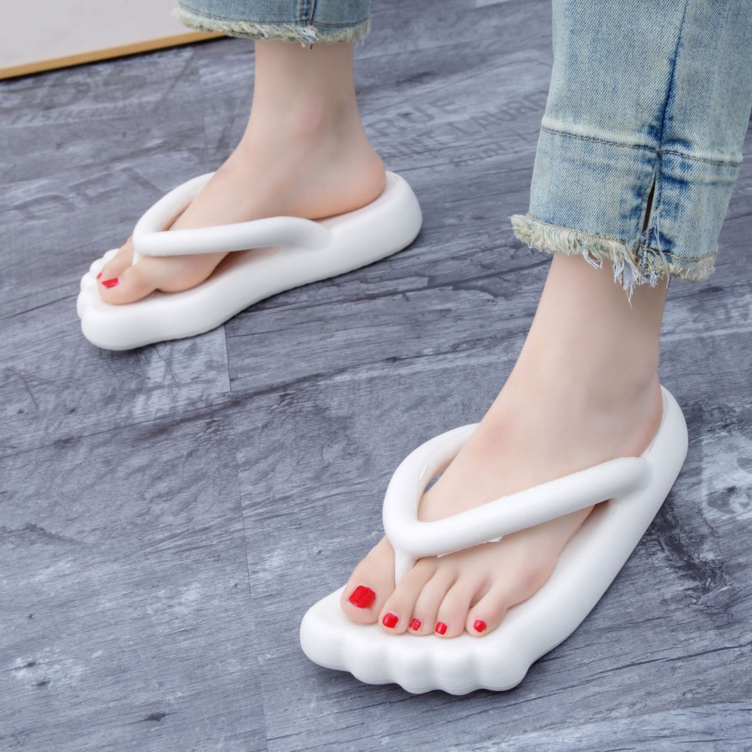 Dame komfortable flip-flops med innovativt foddesign Stilla