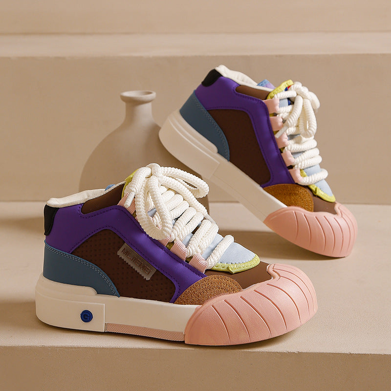 Dame High-Top Sneakers med moderne design og slidstærkt overmateriale Stilla