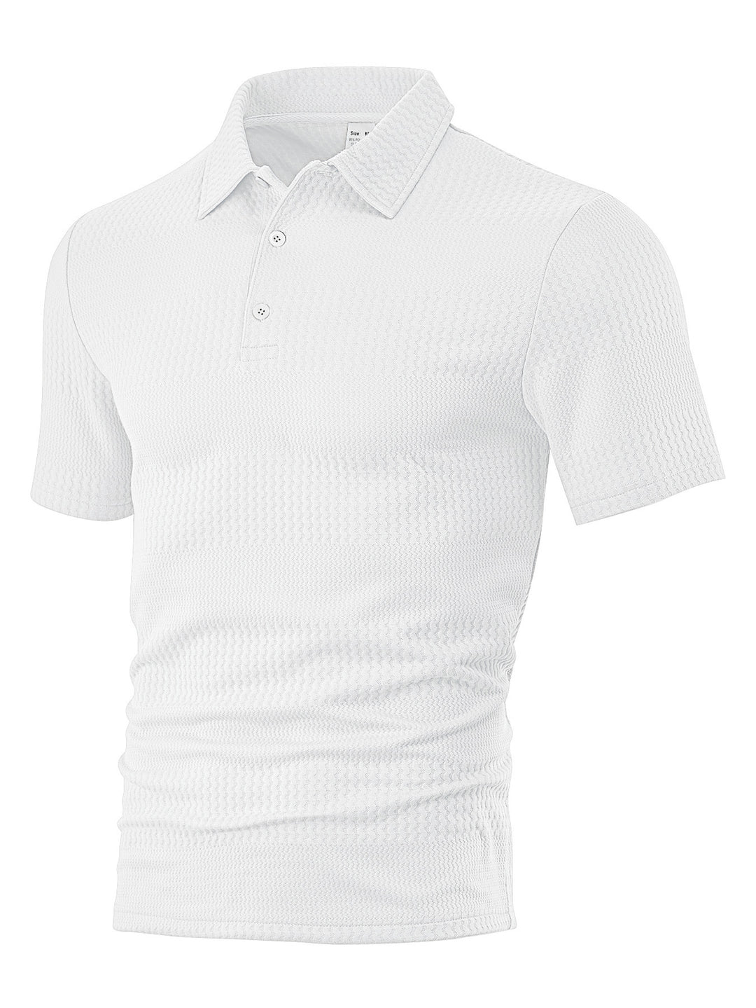 Herre polo skjorte med struktureret design Stilla
