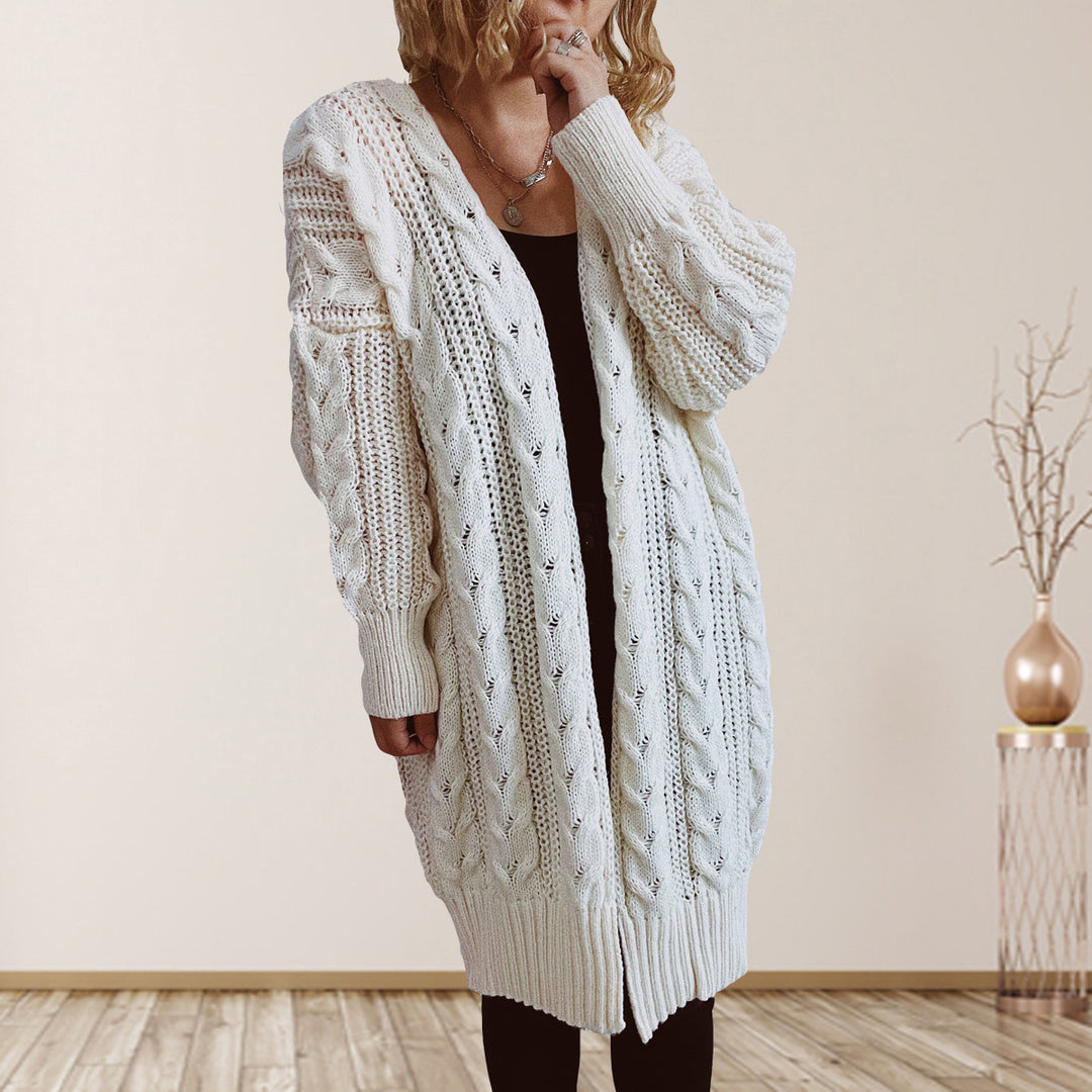Kvinders cardigan i en afslappet oversized stil Stilla