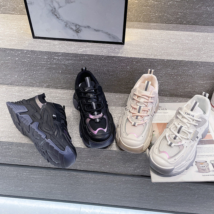 Dame Chunky Lifestyle Sneakers med åndbart mesh-overmateriale og skridsikker sål Stilla