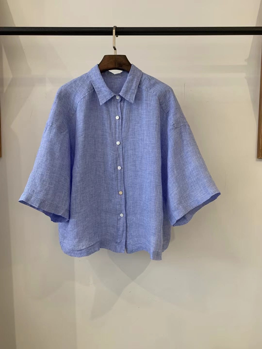 Dame Relaxed Fit Korte Ærmer Blusenshirt Stilla