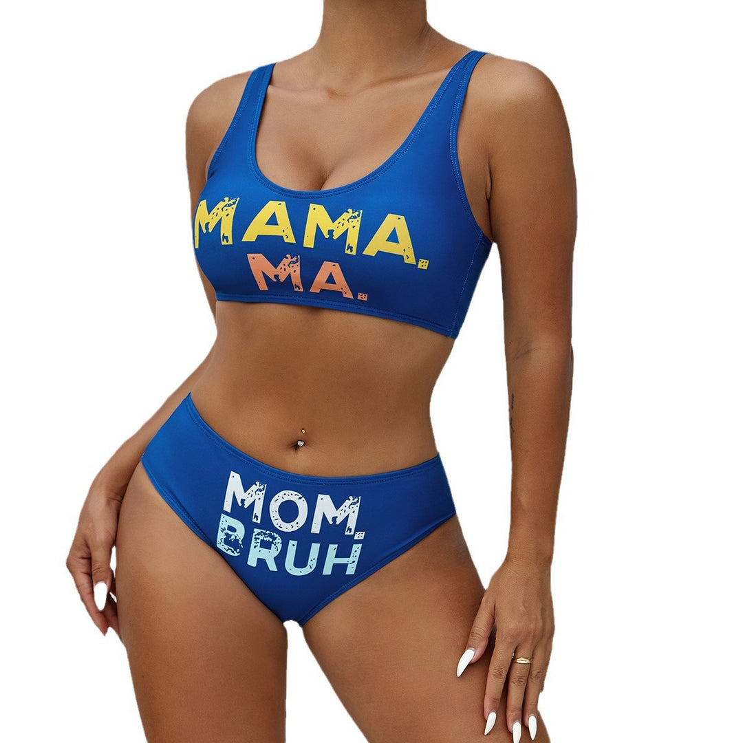 Dame Grafiktrykt To-delt Bikini Sæt Stilla