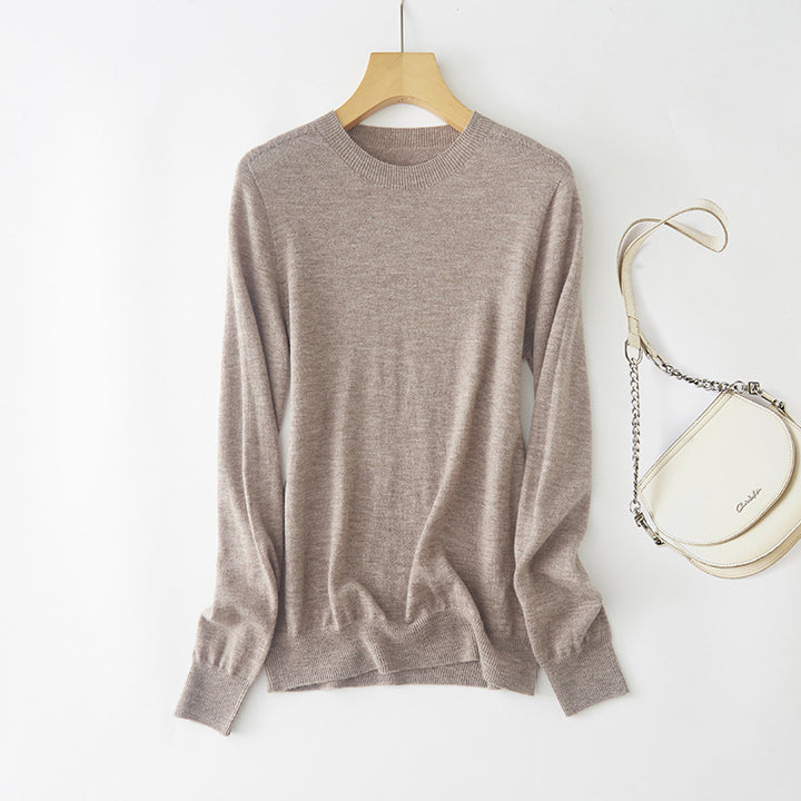 Femme Classic Relaxed Fit Strikpullover Stilla