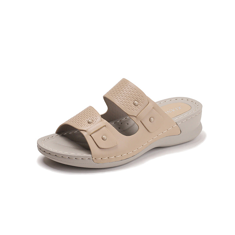 Dame sandaler med justerbart remdesign og komfortabel indersål Stilla