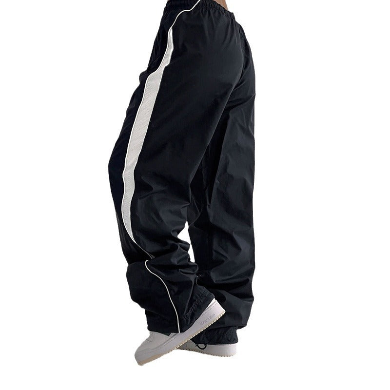 Dame Sporty fritid pants med netdetails Skovae