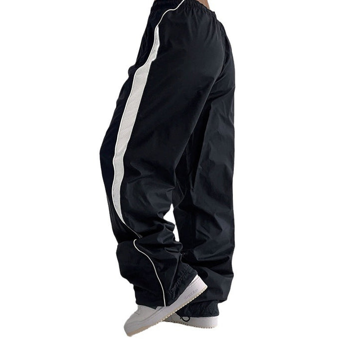 Dame Sporty fritid pants med netdetails Skovae