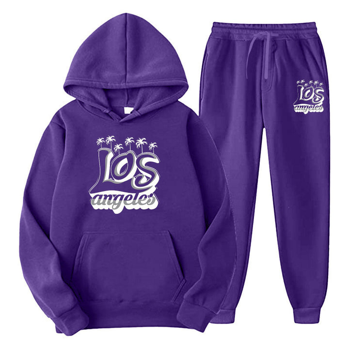 Kvindernes Sporty Hoodie og Joggingbukser Sæt Skovae
