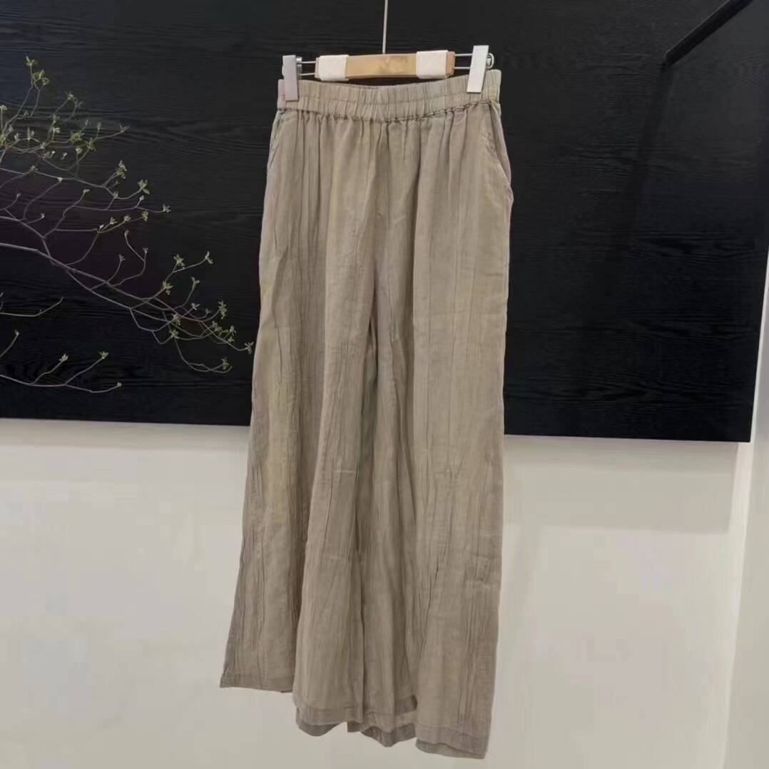 Femme Let Højtaljet Relaxed Fit Bukser Stilla