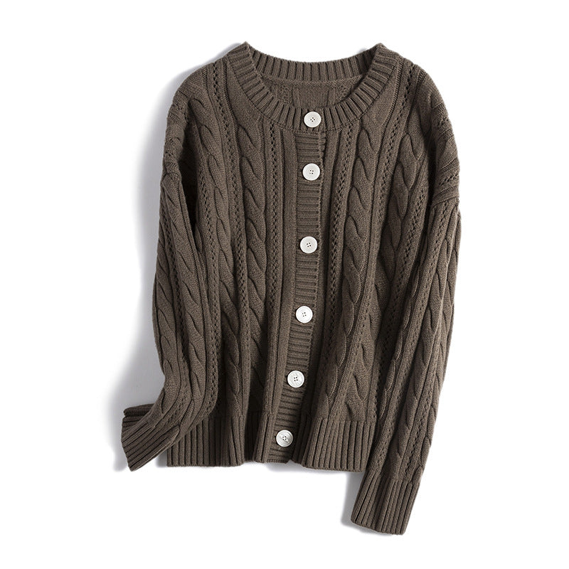 Femme Kabelstrik-Cardigan Stilla