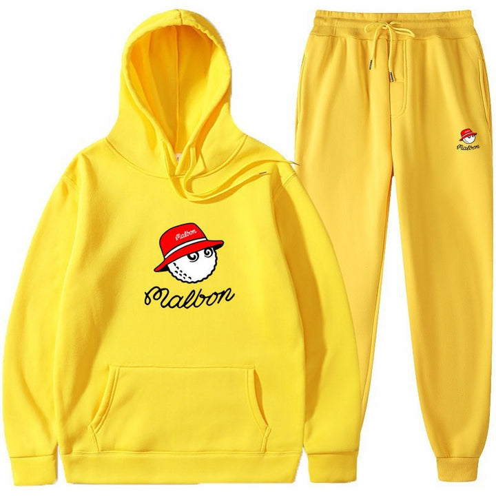 Kvinders fritids hoodie sæt med legende grafisk design og praktiske lommer Skovae