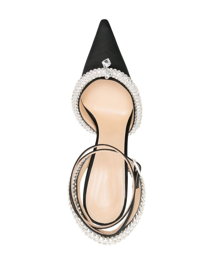 Femme Elegante Krystal-beriget Højhælede Slingback Pumps Stilla