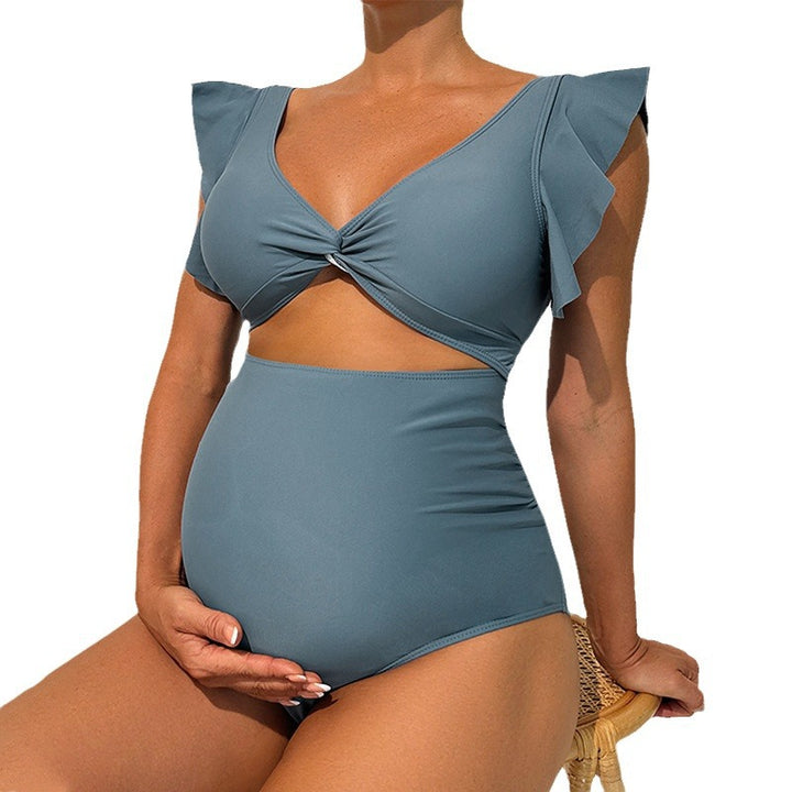 Dame Graviditet Cut-Out Bikini Badedragt Stilla