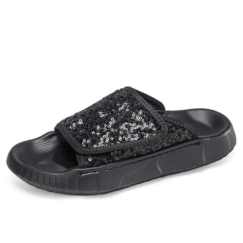 Dame Pailletter Slip-On Stilla
