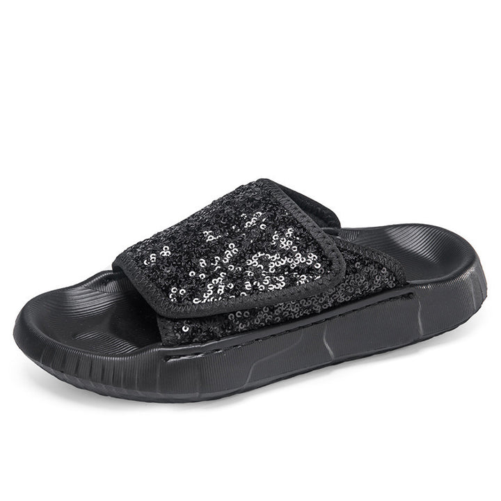 Dame Pailletter Slip-On Stilla