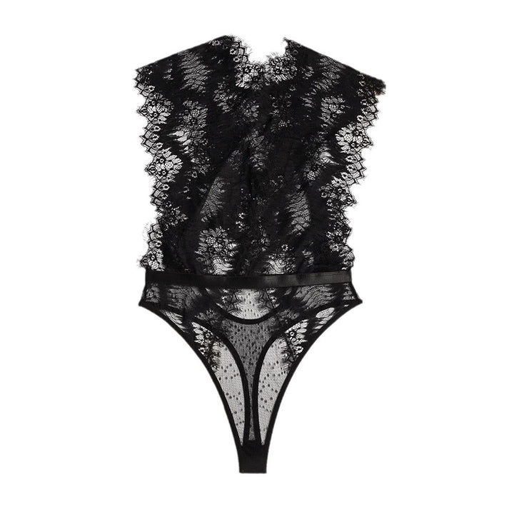 Dame transparent spids Dip-V Body Stilla