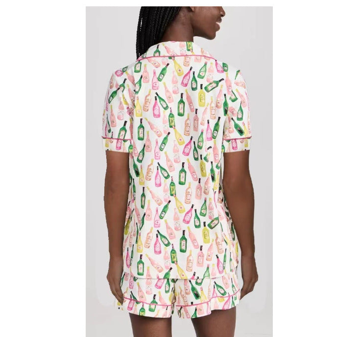 Dame pyjamasæt med moderigtigt design Skovae