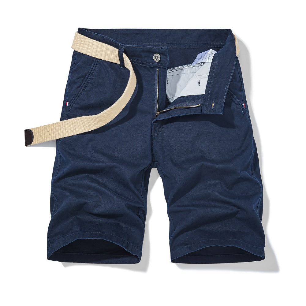 Herre bomulds shorts med justerbar talje Stilla