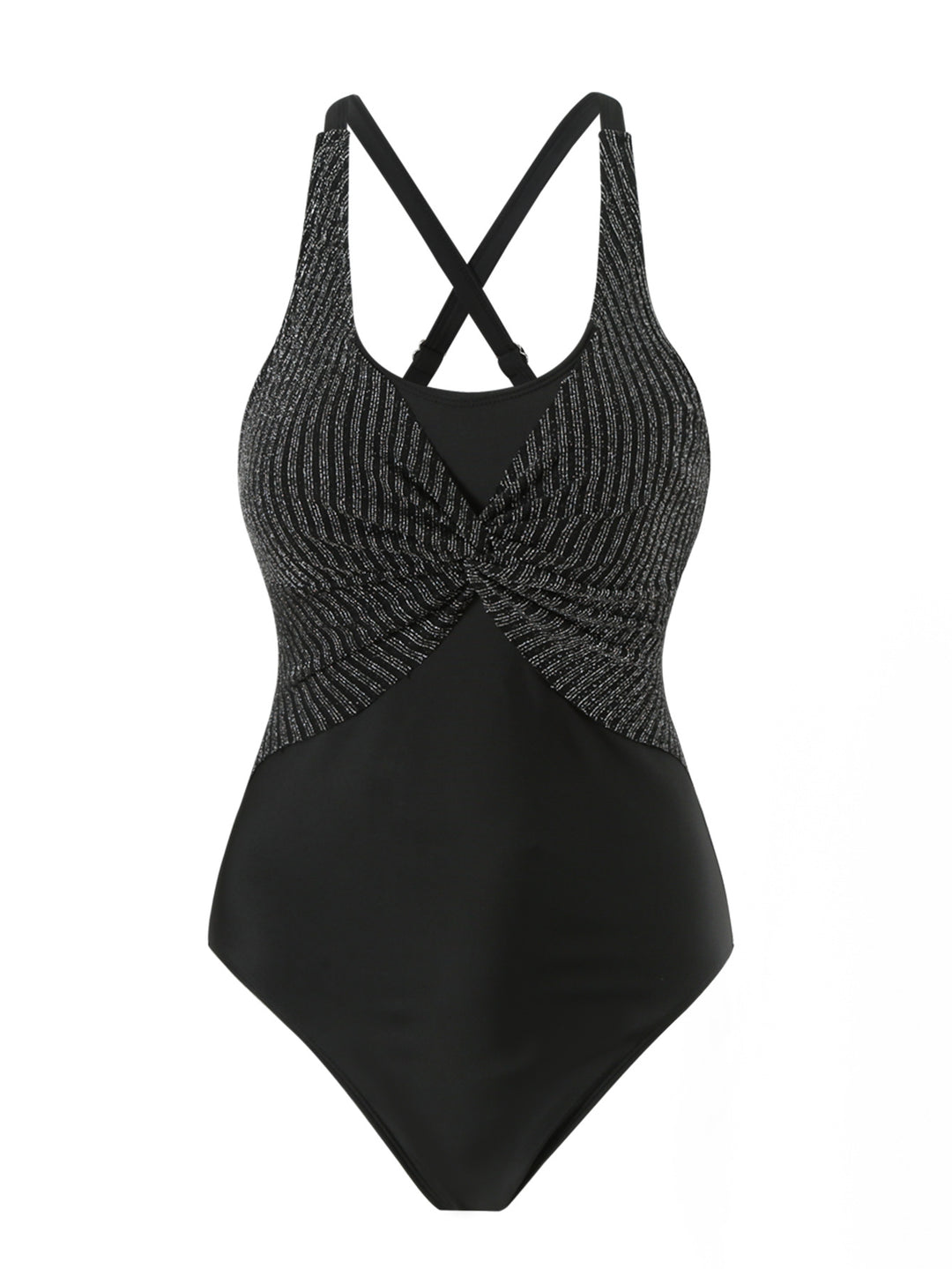 Damer Elegant Badedragt med raffineret Twist-design og trendy Krydsstropper Stilla