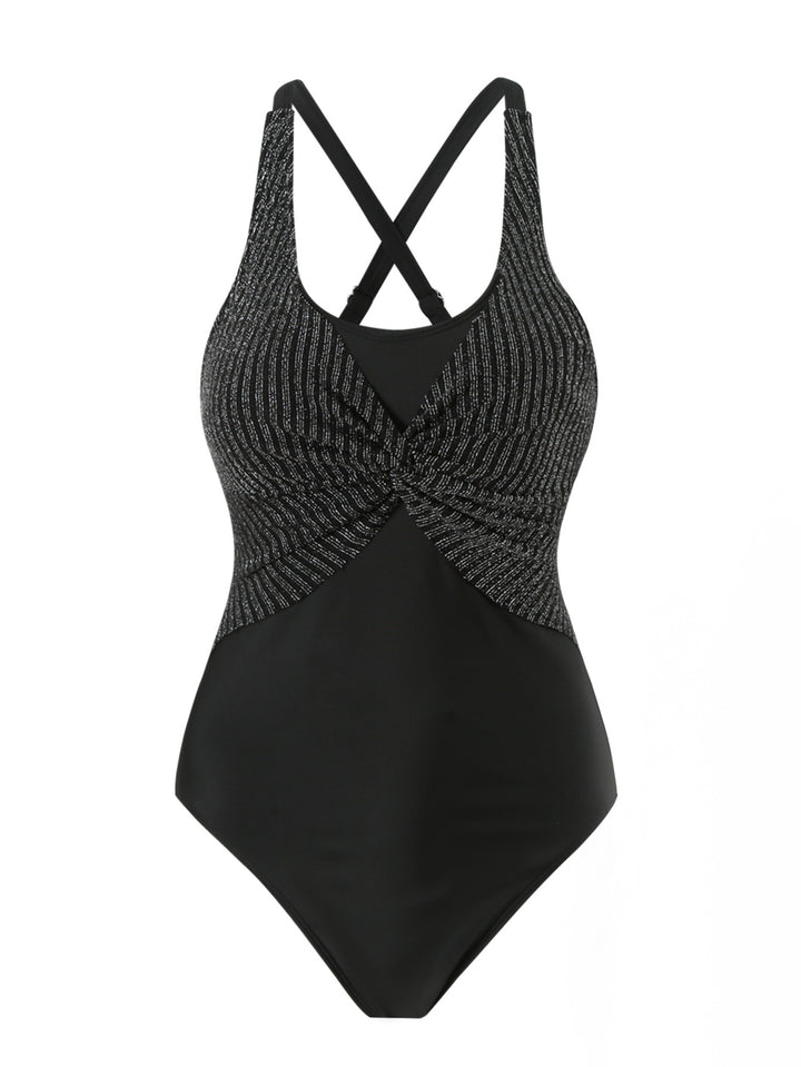 Damer Elegant Badedragt med raffineret Twist-design og trendy Krydsstropper Stilla