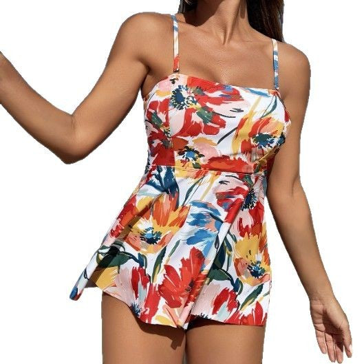 Dame sommerkjole med floralt design Stilla