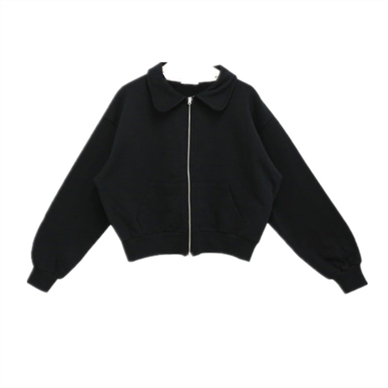 Kvinders afslappede zip-up sweatshirt med brede ærmer Stilla