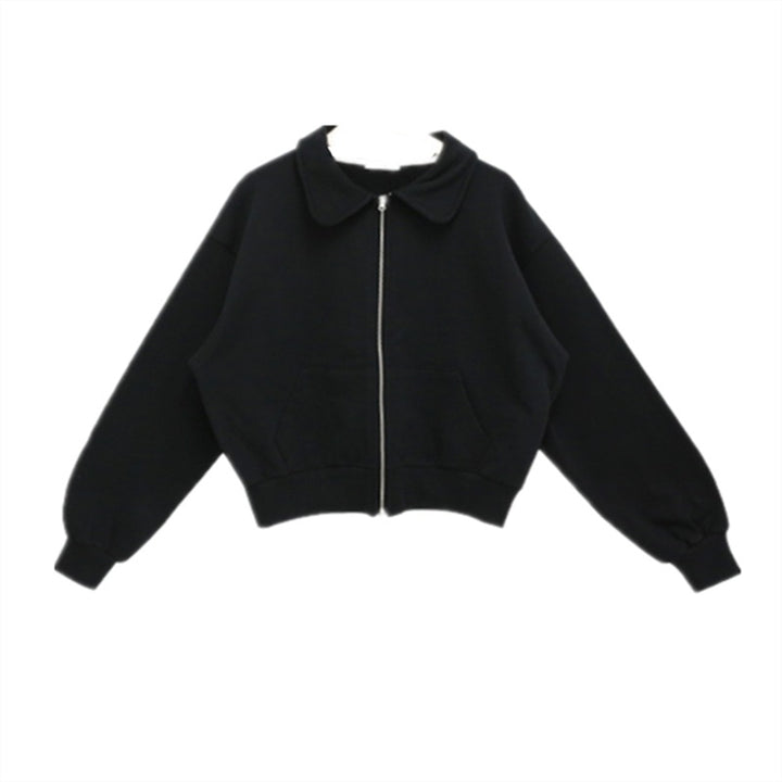 Kvinders afslappede zip-up sweatshirt med brede ærmer Stilla