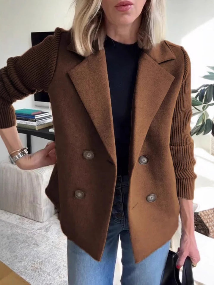 Dame Dobbelt rækkefølge Blazer med Strikærmer Stilla