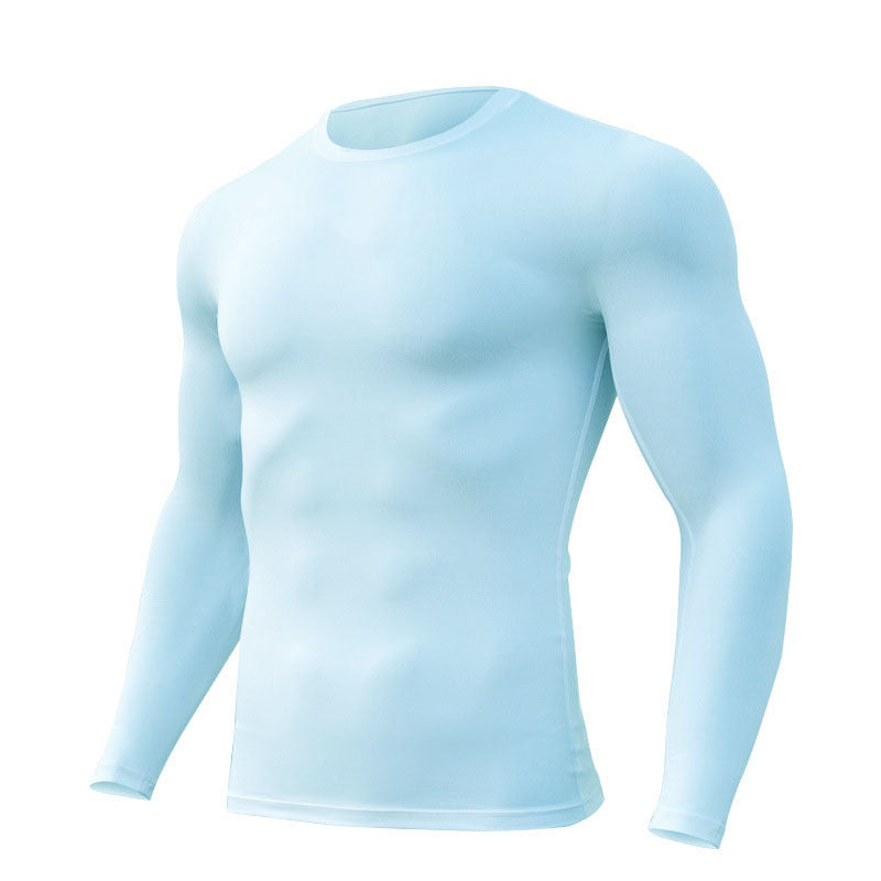Herrer Langærmet sportsbluse i åndbart funktionsmateriale med ergonomisk snit Stilla
