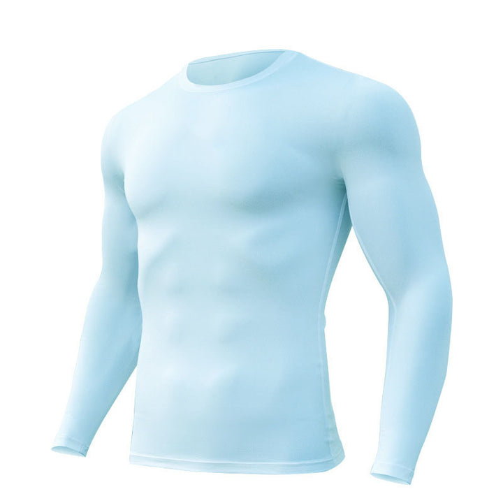 Herrer Langærmet sportsbluse i åndbart funktionsmateriale med ergonomisk snit Stilla