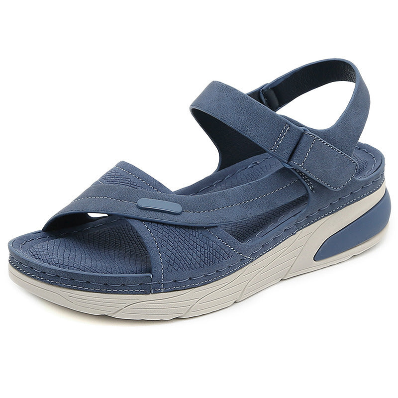 Dame komfort-sandaler med justerbare remme og polstret sål Stilla