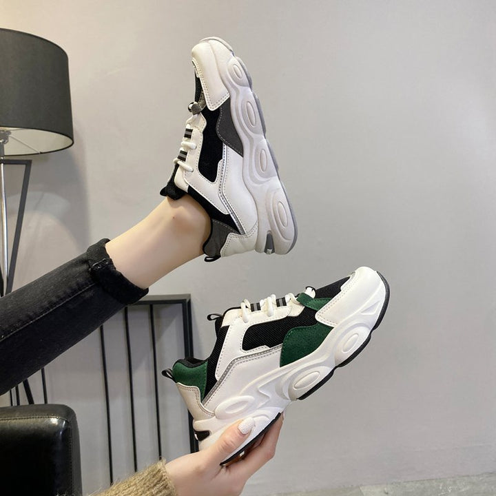 Dame Chunky Sneaker med åndbar mesh-overflade og struktureret sål Stilla