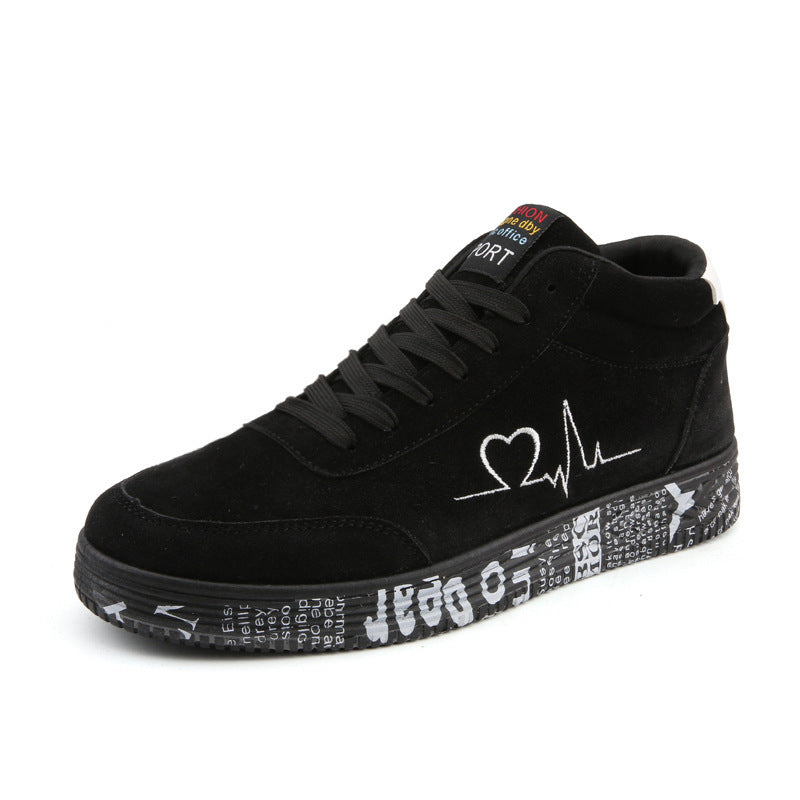 Herrer Stilfulde High-Top Sneakers med grafisk design Stilla