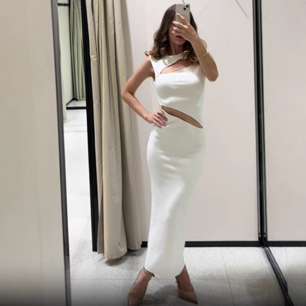 Dame Elegant Maxikjole med raffinerede Cut-Outs Stilla