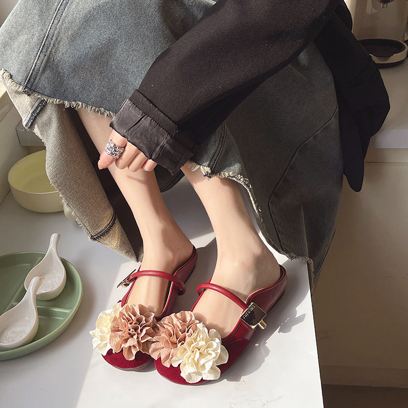 Femme Floral Pyntet Ballerinas Stilla