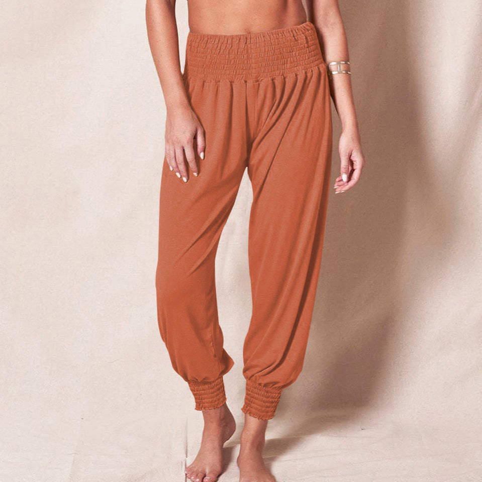 Dame luftig fritidsshorts med elastisk talje og smal kant Stilla