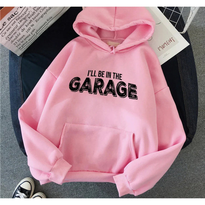 Kvinders Hoodie med Creative Garage Motiv Skovae