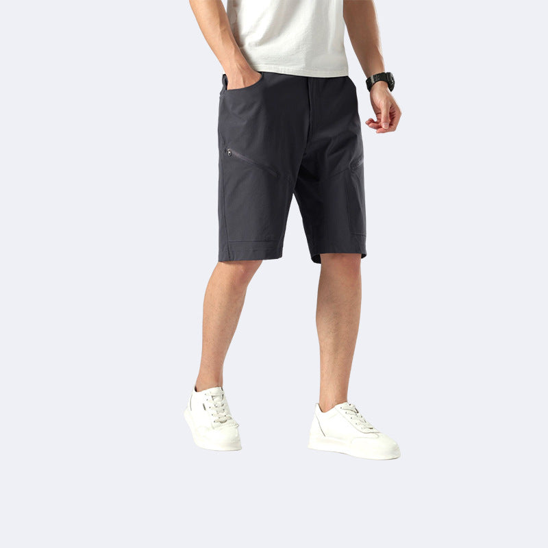 Herren alsidige Adventure-Shorts med justerbar talje og praktiske lommer Stilla