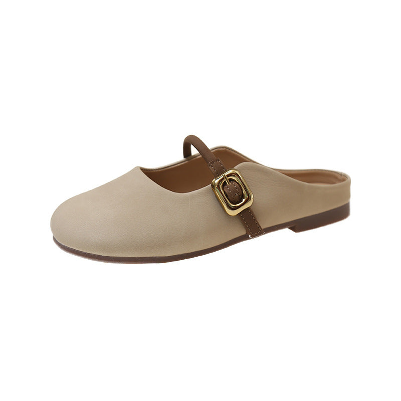 Damer Ballerinas med elegant rem og moderne spændeaccent Stilla